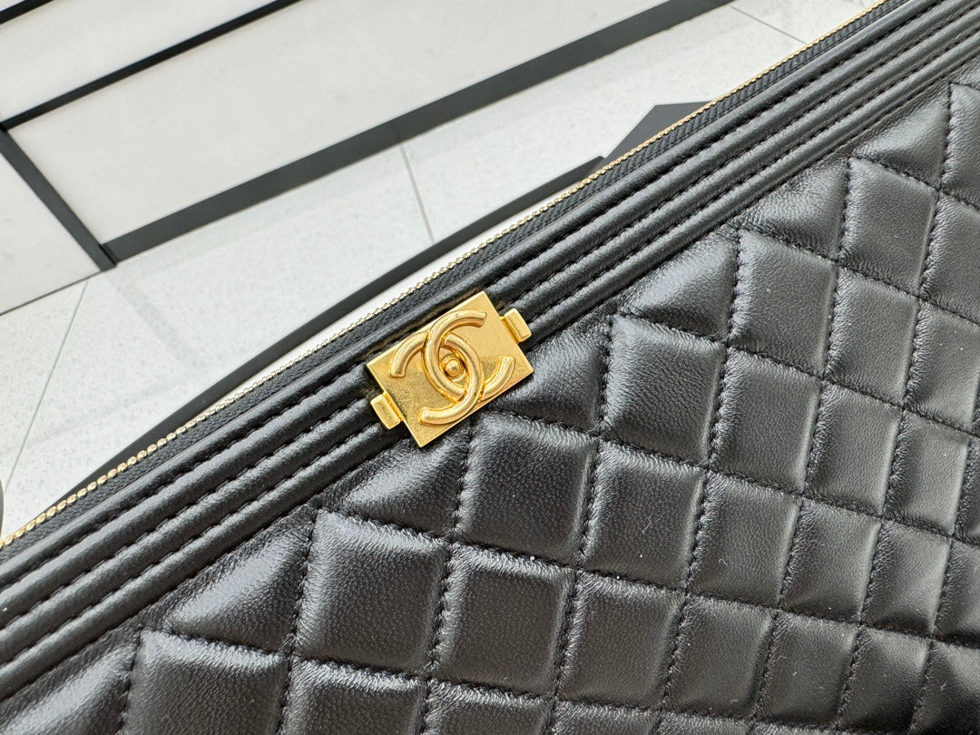 Chanel Classic Boy Clutch Bag