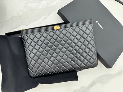Chanel Classic Boy Clutch Bag