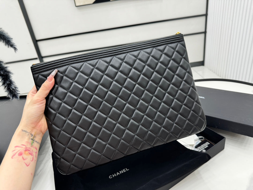 Chanel Classic Boy Clutch Bag