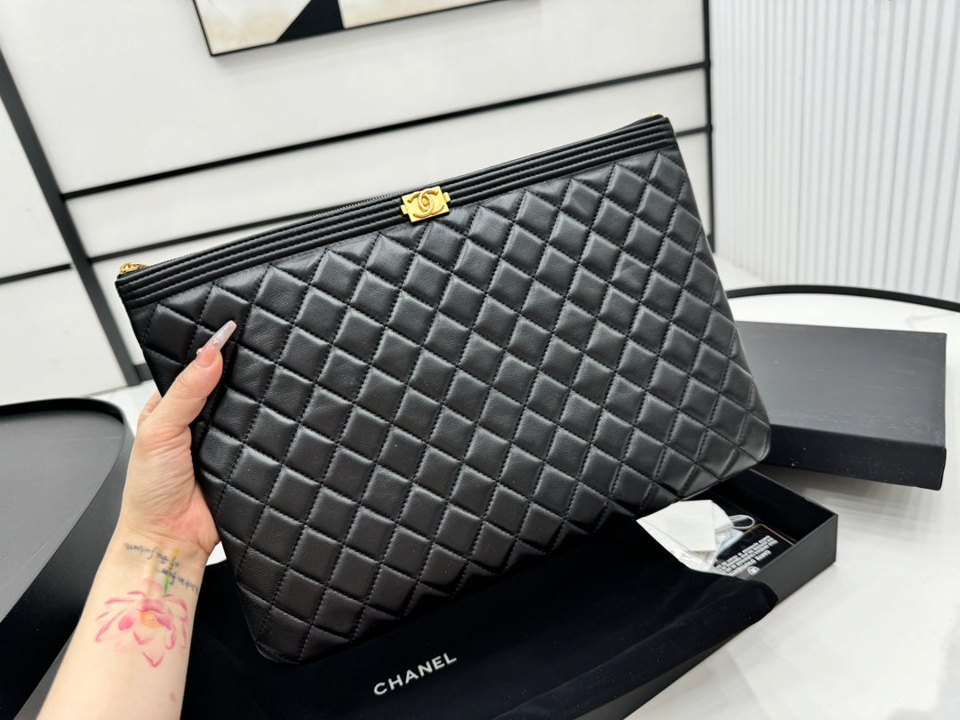 Chanel Classic Boy Clutch Bag