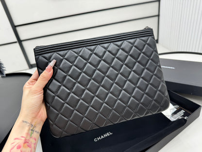 Chanel Classic Boy Clutch Bag