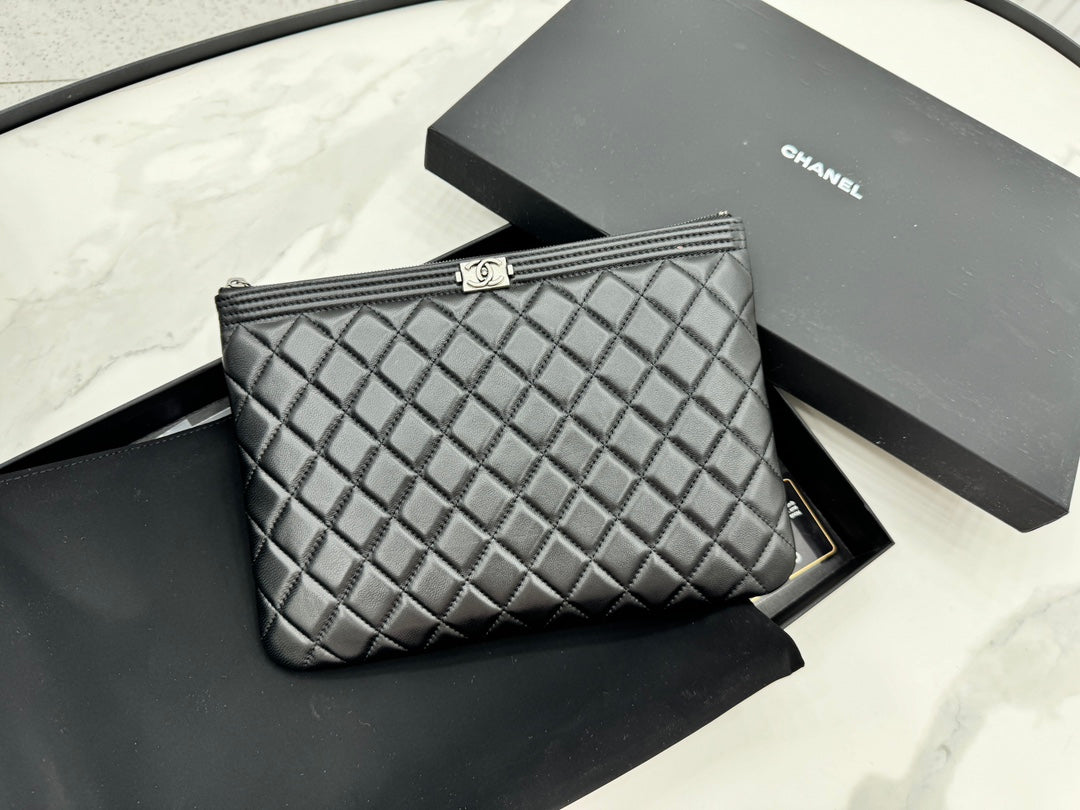 Chanel Classic Boy Clutch Bag
