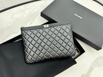 Chanel Classic Boy Clutch Bag