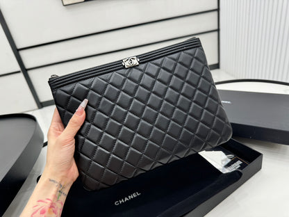 Chanel Classic Boy Clutch Bag