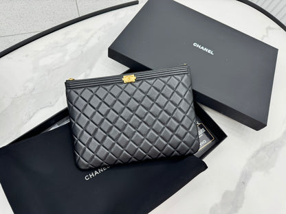 Chanel Classic Boy Clutch Bag