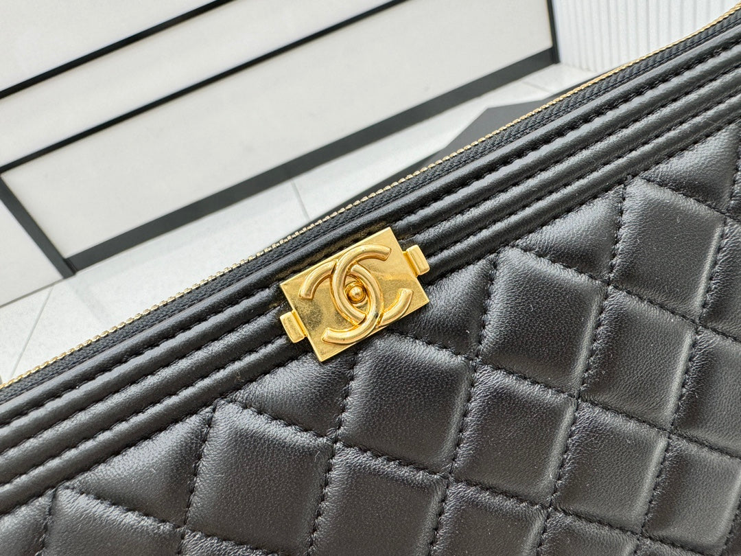 Chanel Classic Boy Clutch Bag
