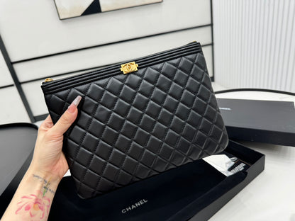 Chanel Classic Boy Clutch Bag