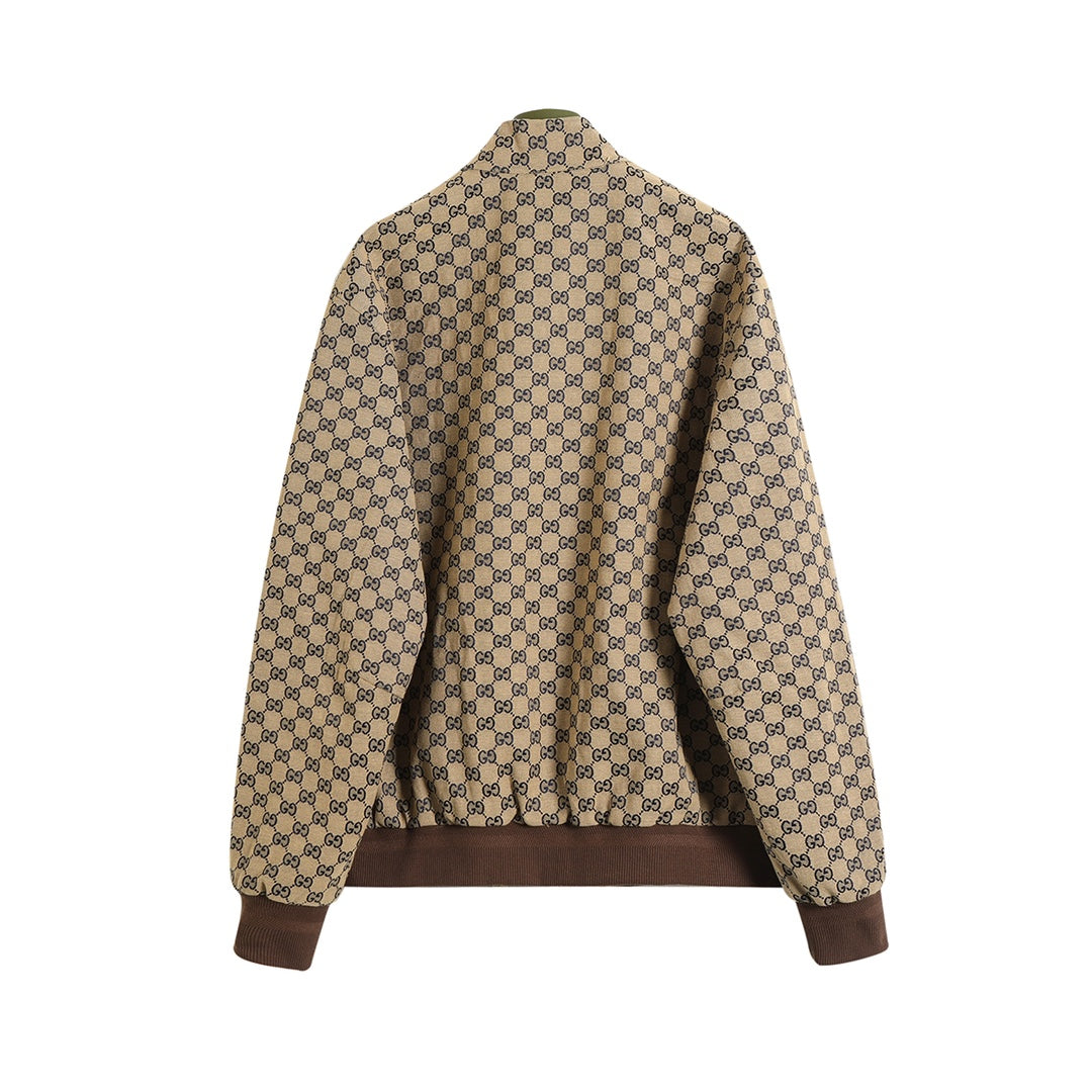 Gucci Double G Jacquard Stand Collar Jacket – 25FW