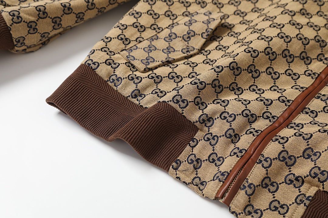 Gucci Double G Jacquard Stand Collar Jacket – 25FW