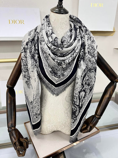 Dior Limited Edition Grey Shawl