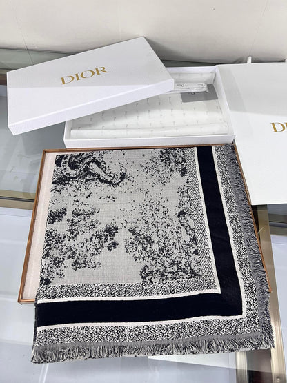 Dior Limited Edition Grey Shawl