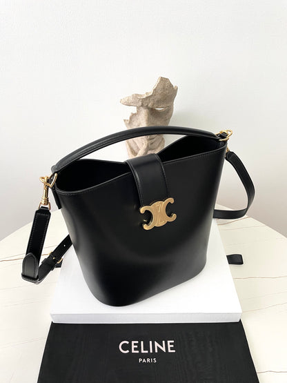 Celine Louise Triomphe Bucket Bag