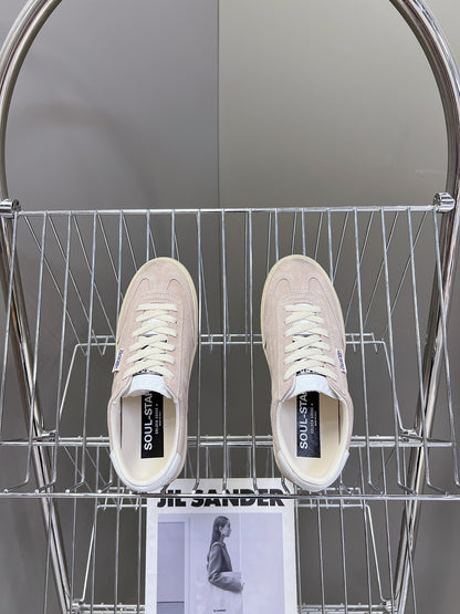 Golden Goose Distressed Leather Sneakers