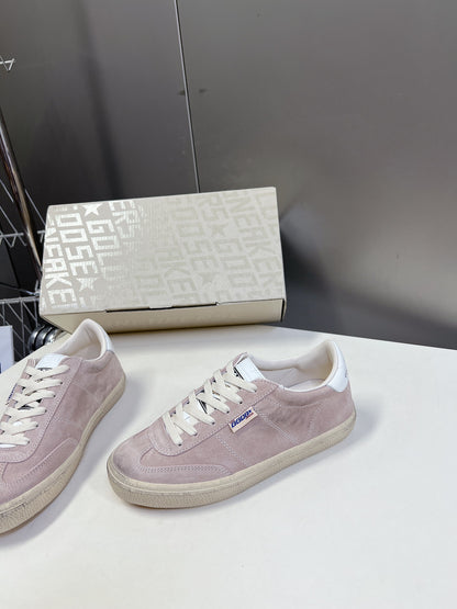 Golden Goose Distressed Leather Sneakers