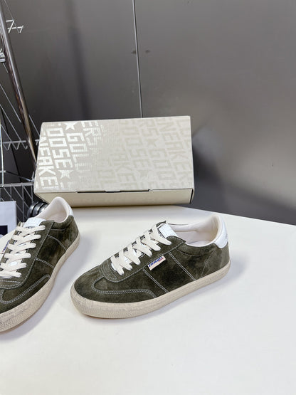 Golden Goose Distressed Leather Sneakers