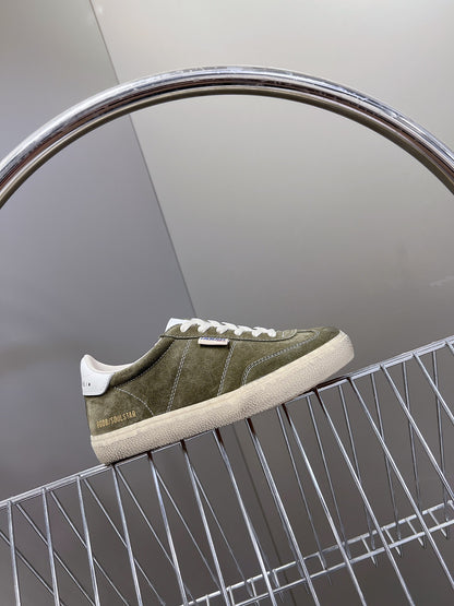 Golden Goose Distressed Leather Sneakers