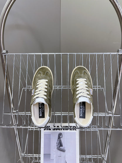 Golden Goose Distressed Leather Sneakers