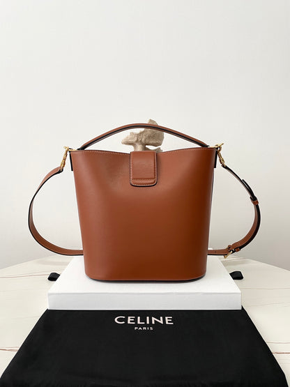 Celine Louise Triomphe Bucket Bag