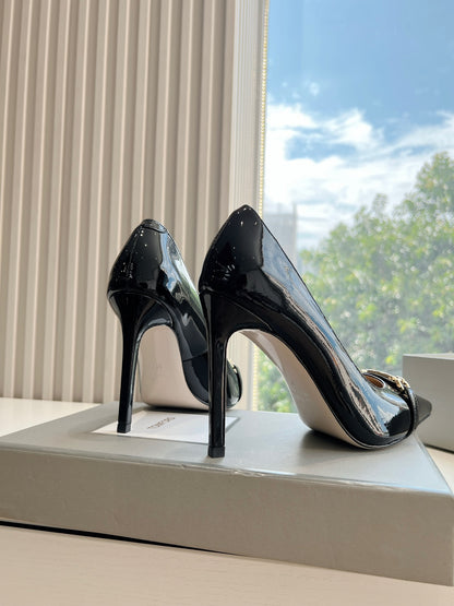 Tom Ford Sparkle Patent Leather Pumps – FW24 Collection