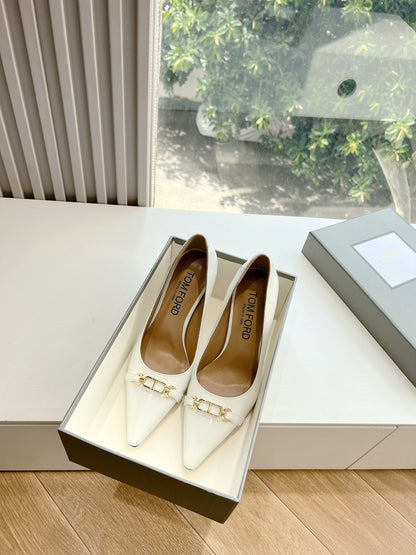 Tom Ford Sparkle Patent Leather Pumps – FW24 Collection