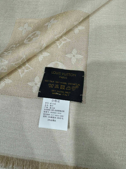 Louis Vuitton Classic Monogram Shawl – 2024 New Color