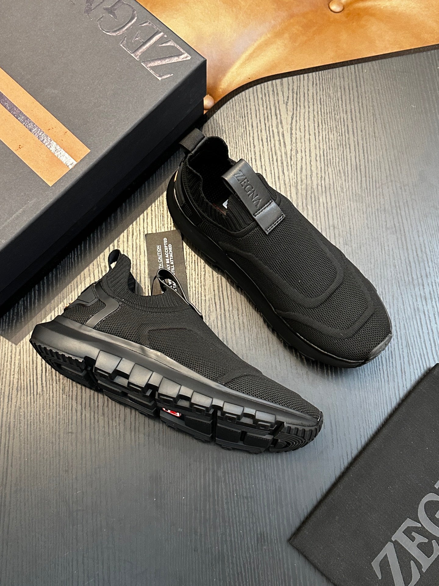 Zegna Techmerino Slip-On Sneakers