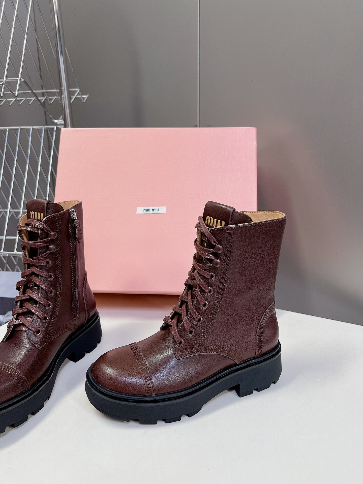 Miu Miu Autumn/Winter Martin Boots – New Collection