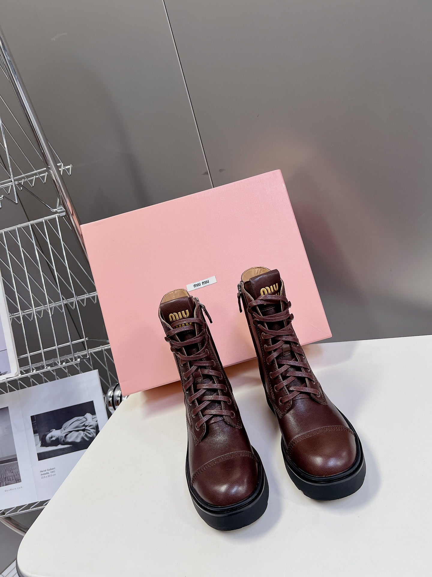 Miu Miu Autumn/Winter Martin Boots – New Collection