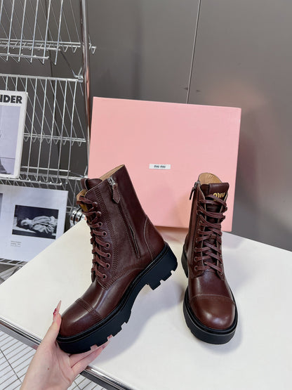 Miu Miu Autumn/Winter Martin Boots – New Collection
