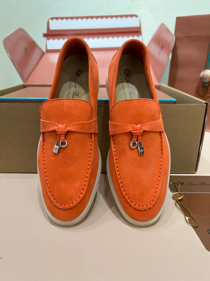 Loro Piana My Charms Suede Loafers