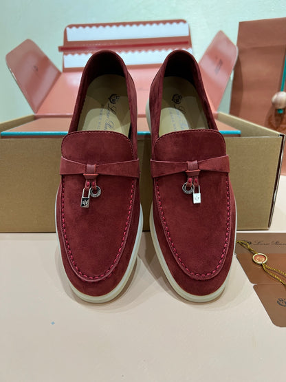 Loro Piana My Charms Suede Mules