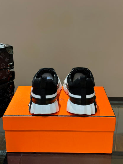 Hermès Bouncing Calfskin Mesh Sneakers