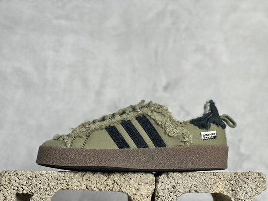Adidas Originals x Song For The Mute Campus 80S Distressed Canvas Shell-Toe Sneakers