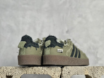 Adidas Originals x Song For The Mute Campus 80S Distressed Canvas Shell-Toe Sneakers