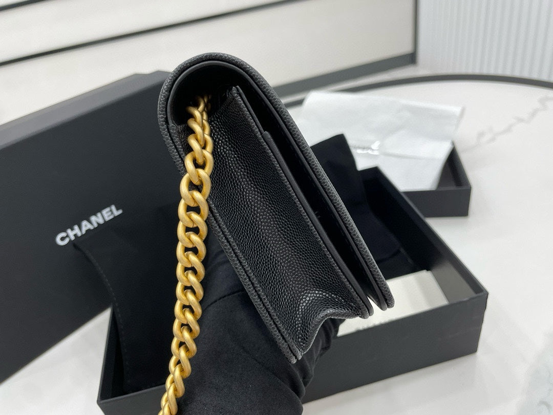 Chanel Boy WOC Pebbled Calfskin Bag – 2022 Collection