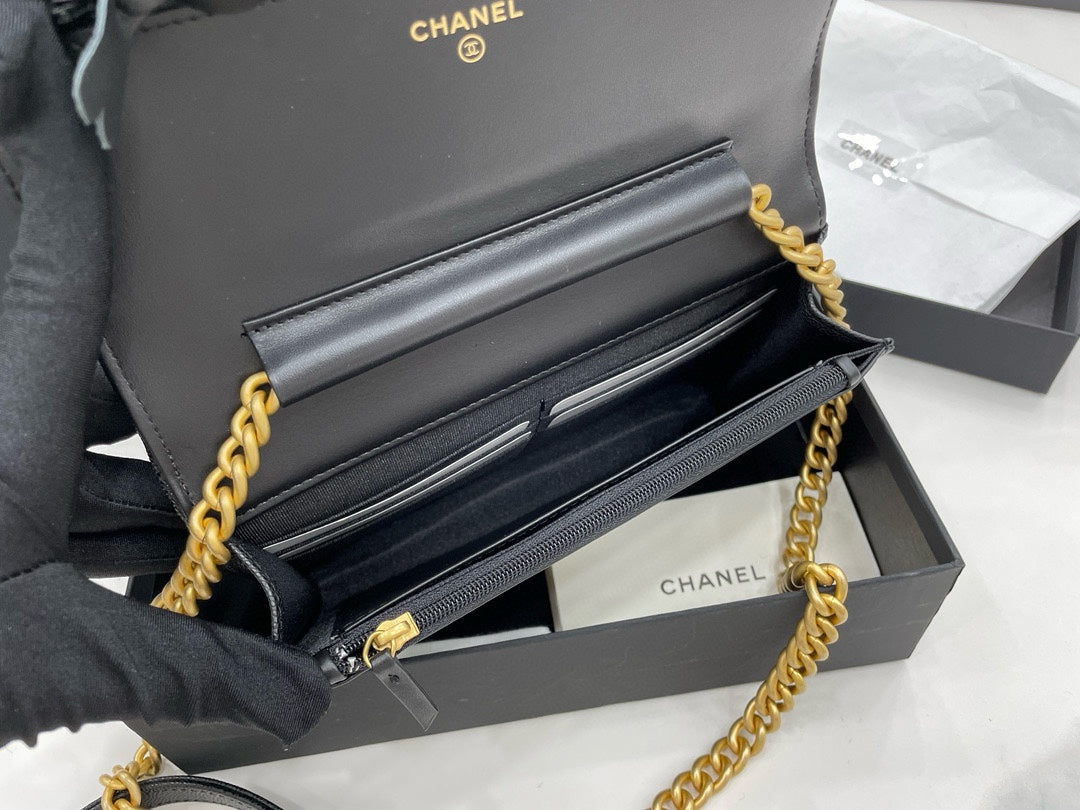 Chanel Boy WOC Pebbled Calfskin Bag – 2022 Collection