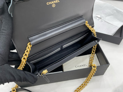 Chanel Boy WOC Pebbled Calfskin Bag – 2022 Collection