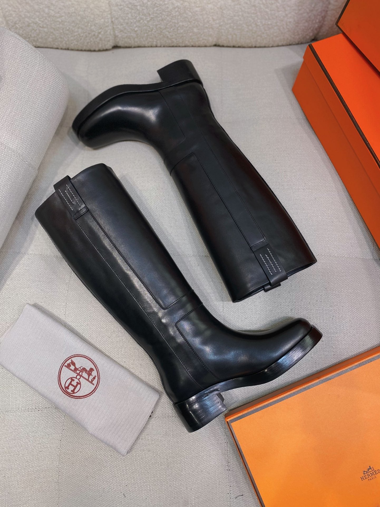 Hermès Horse H Knee-High Equestrian Boots