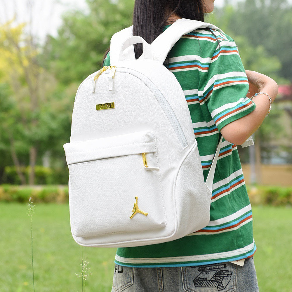 Jordan PU Leather Casual Backpack