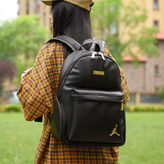 Jordan PU Leather Casual Backpack
