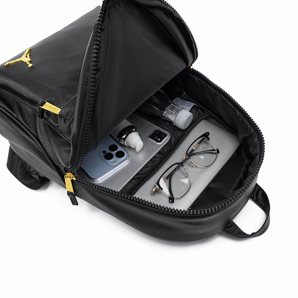 Jordan PU Leather Casual Backpack