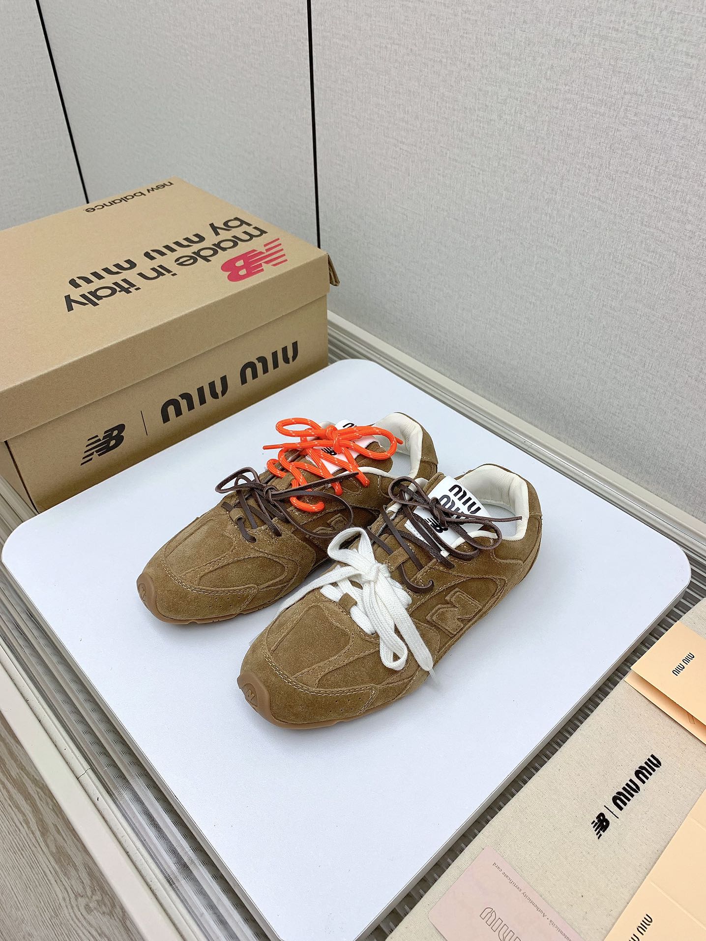 Miu Miu x New Balance Collaboration Runway Sneakers – 2024
