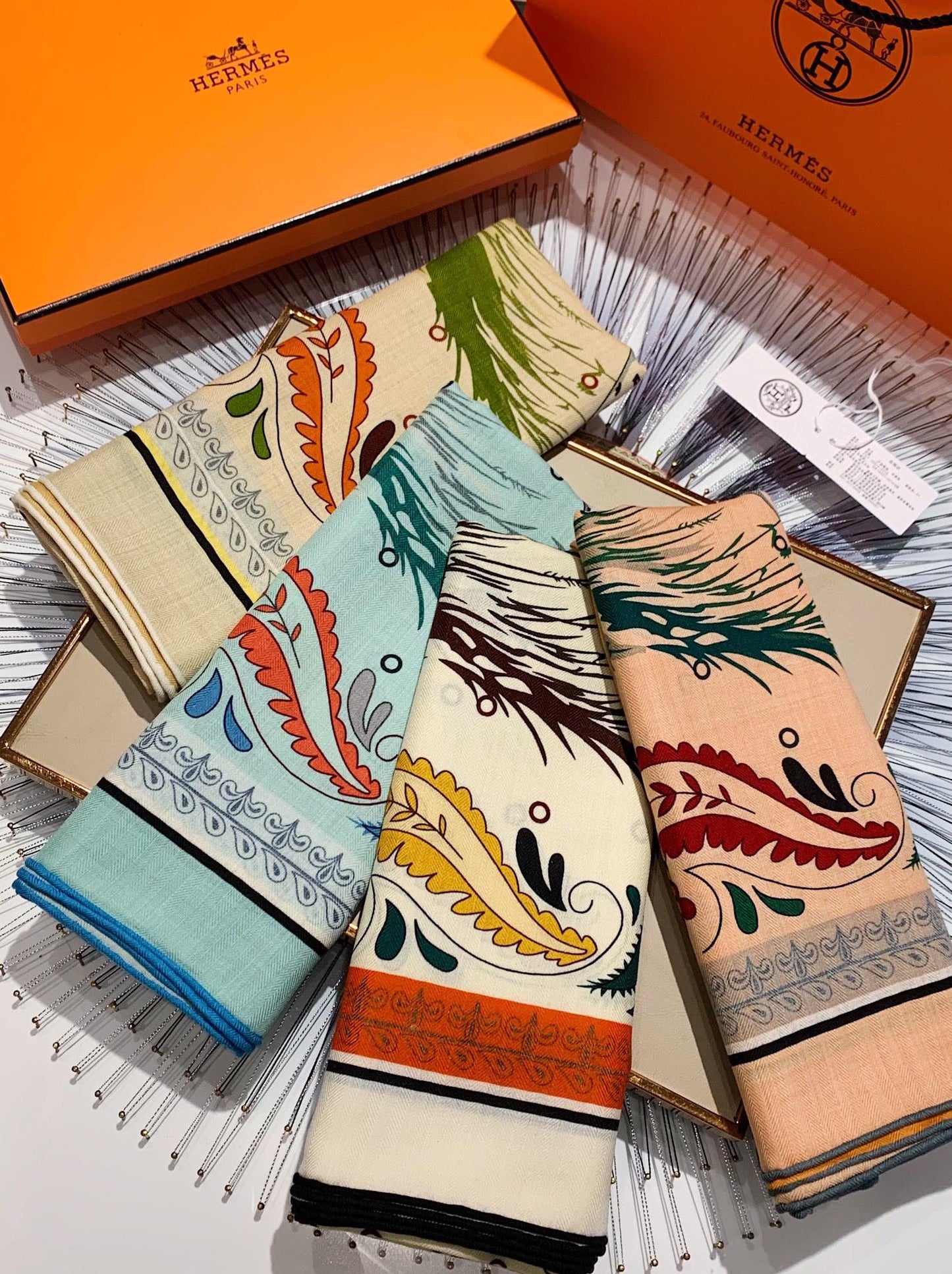 Hermès Leopard 140 Double-Sided Scarf