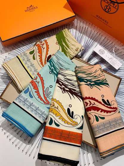 Hermès Leopard 140 Double-Sided Scarf