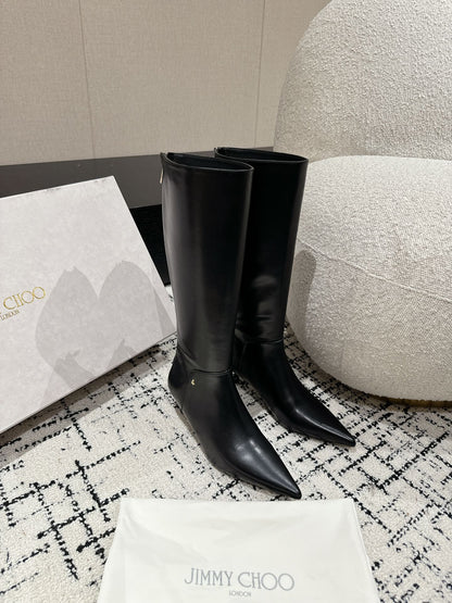Jimmy Choo Classic Teardrop Heel Ankle Boots