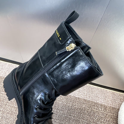 Dior D-Strike Pearl Platform Combat Boots – 2024 Autumn/Winter Collection