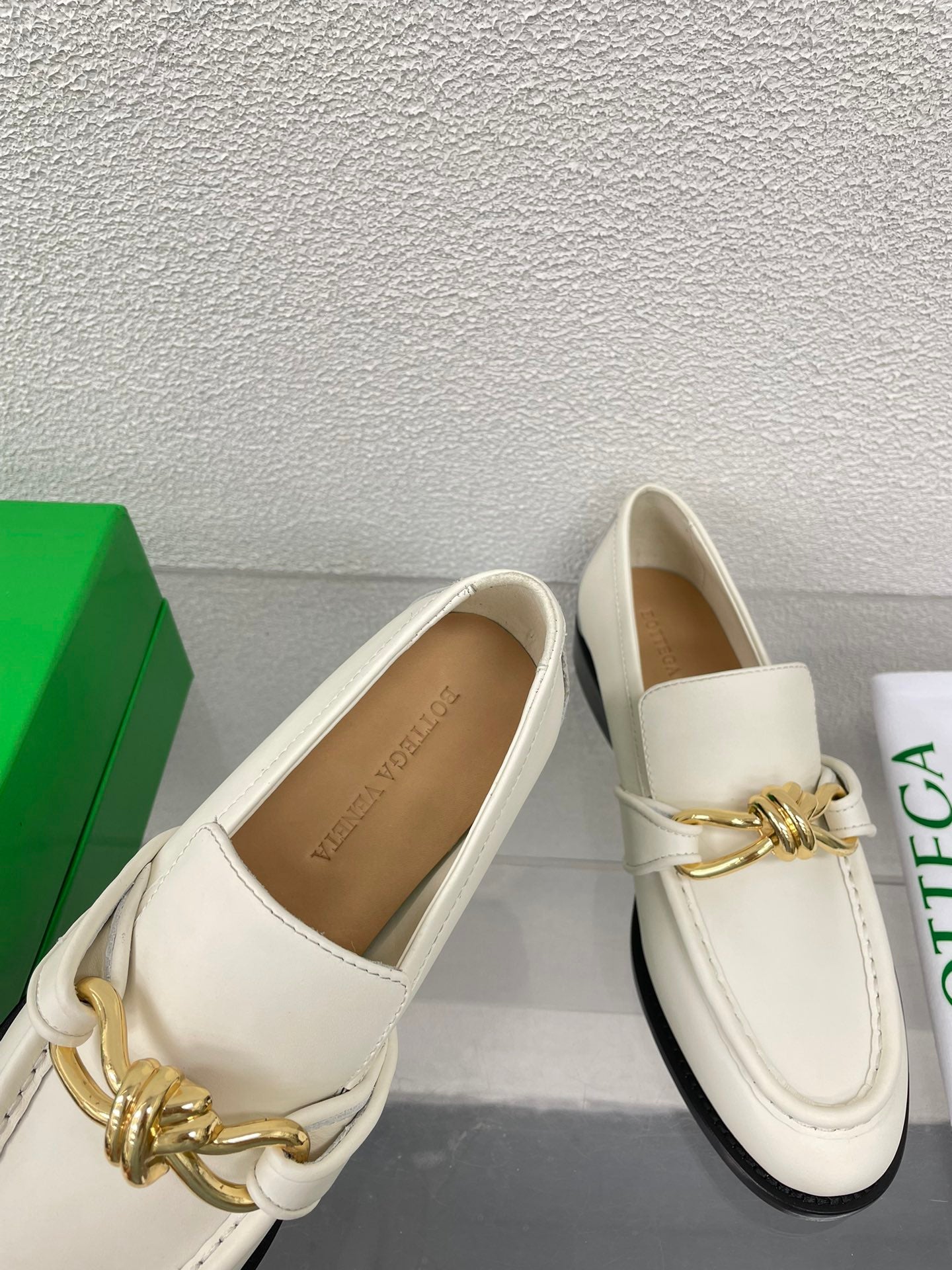 Bottega Veneta Astaire Metal Knot Loafers – 2024SS