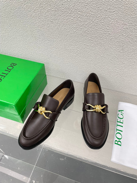 Bottega Veneta Astaire Metal Knot Loafers – 2024SS