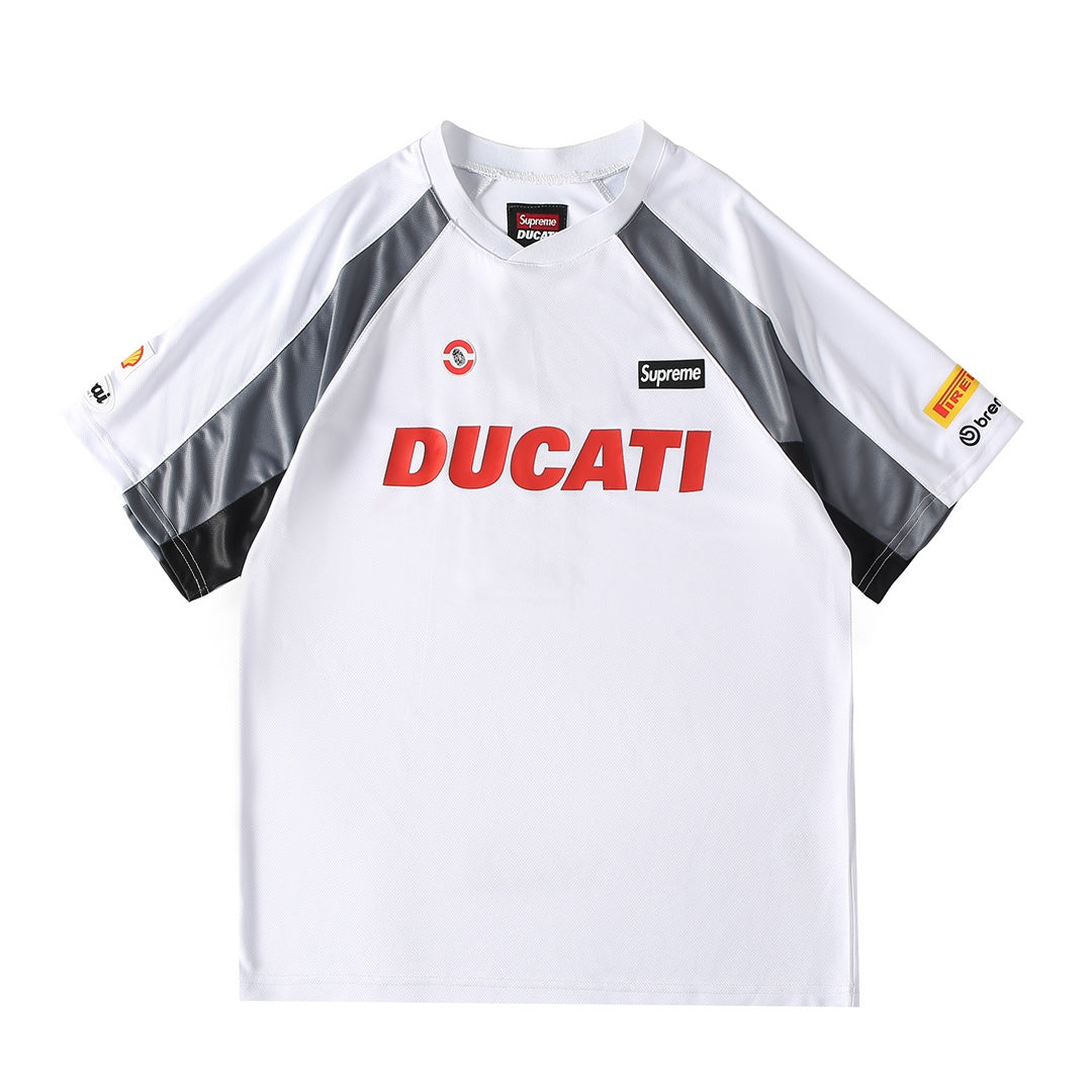 Supreme x Ducati Silicone Leather Logo Jersey – SS24 Week 16