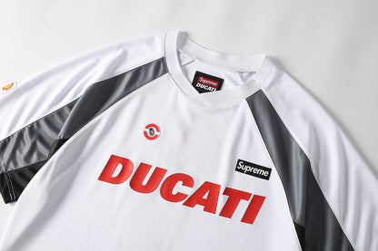 Supreme x Ducati Silicone Leather Logo Jersey – SS24 Week 16